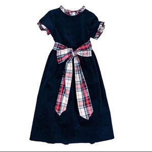 Sister Set: Bailey Boys Navy and Plaid Dresses